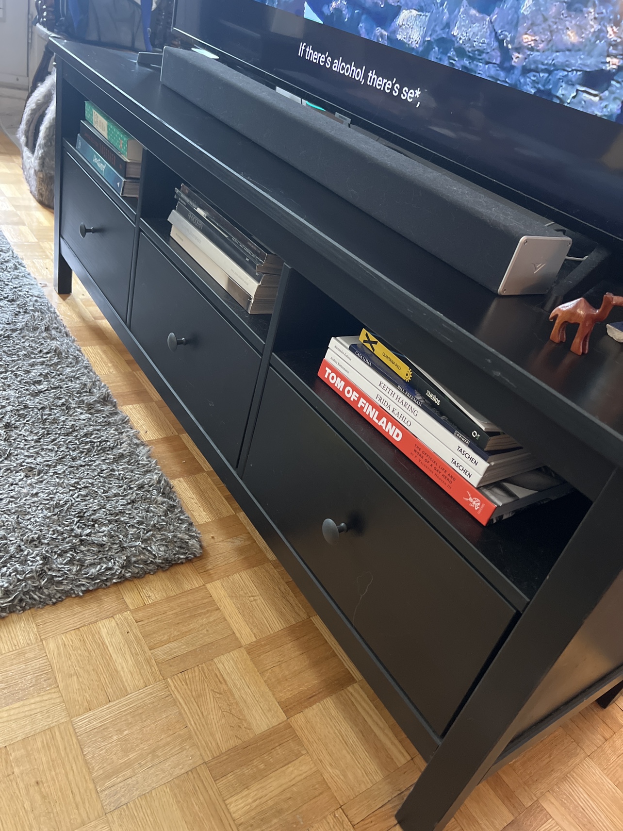Black TV Stand - photo 3