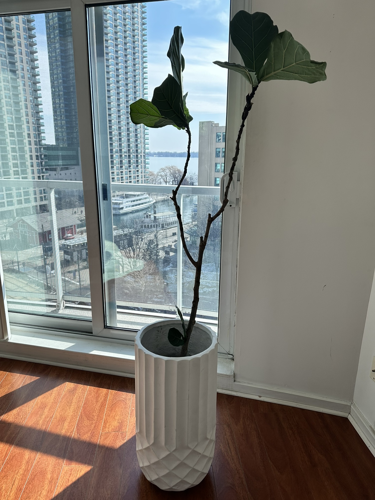 White 13" pot - photo 4