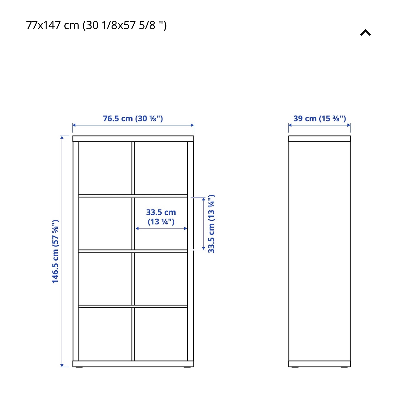 IKEA Kallax 8 Cube Shelving Unit - photo 3