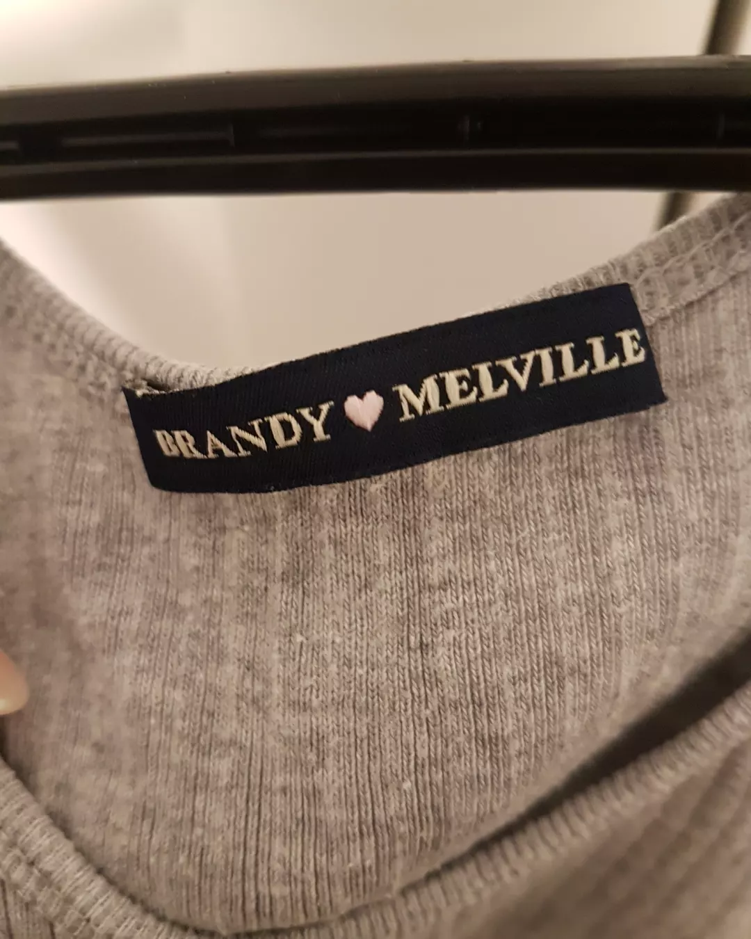 Brandy Melville Grey Tank Top image indicator(3)