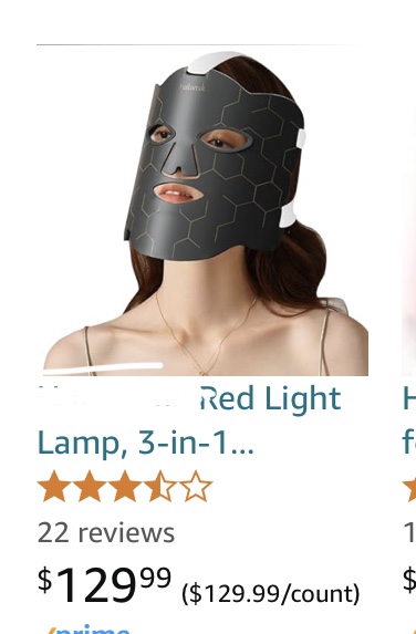 Brand new in box light therapy mask for anti aging skin image indicator(3)