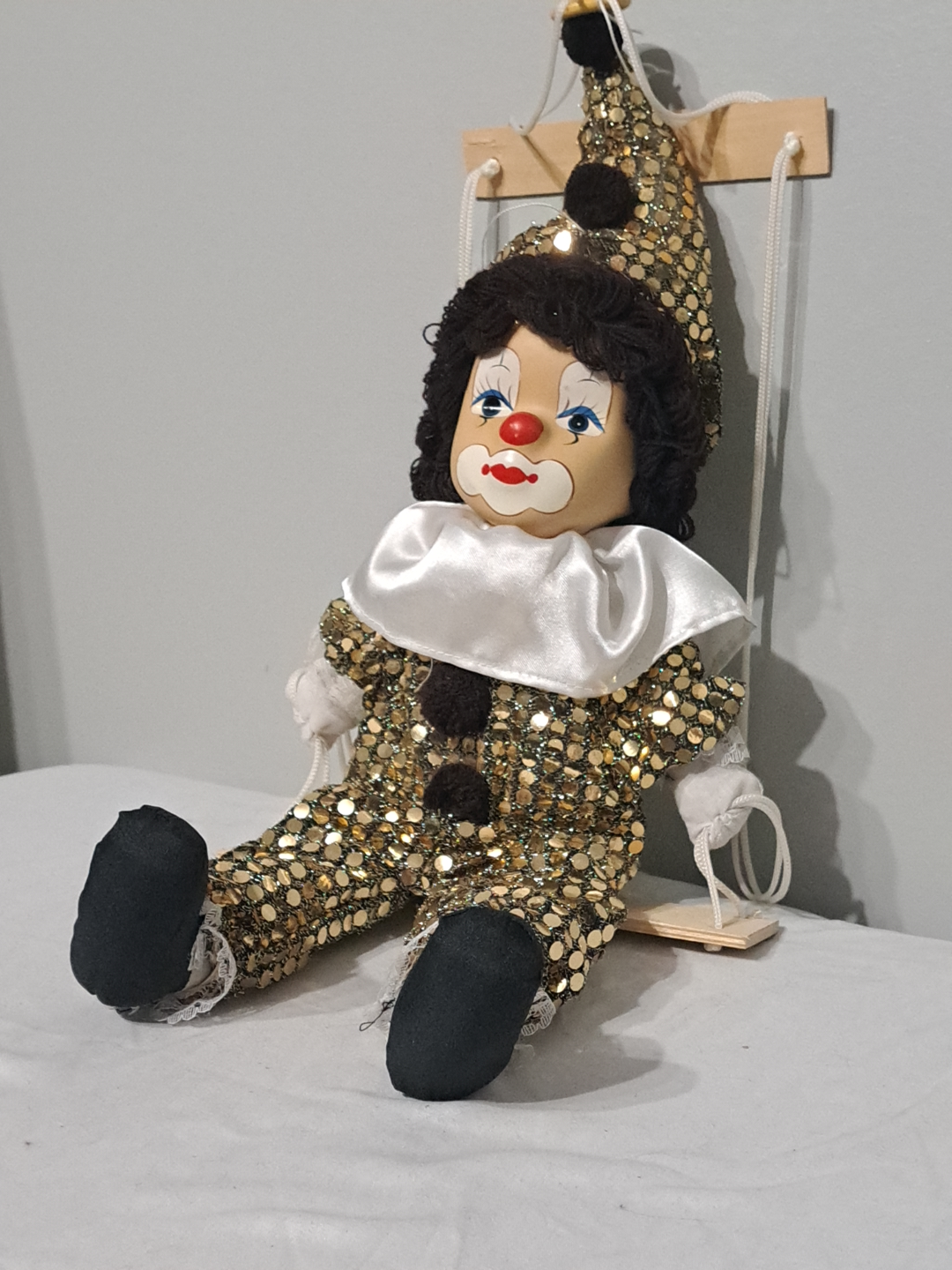 Vintage Clown Doll On A Swing - photo 3