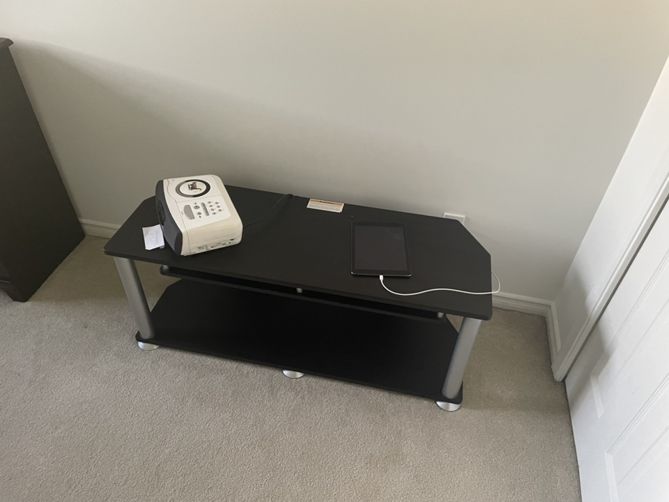Black TV Stand