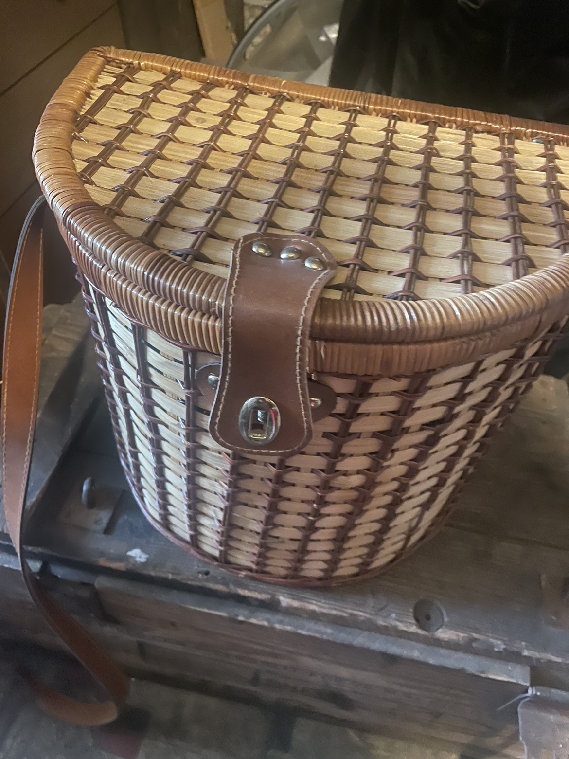 Wicker Basket Picnic Set