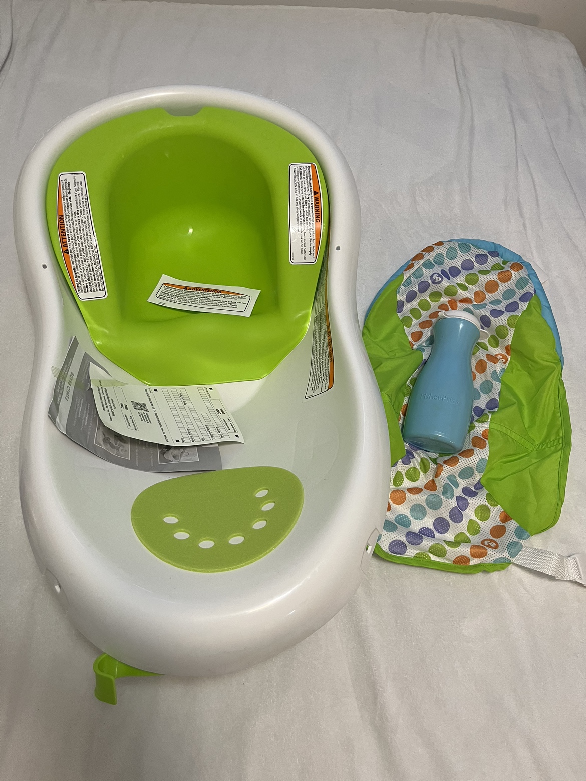 Fisher-Price Baby to Toddler Bath 4-in-1 Sling ‘n Seat Tub