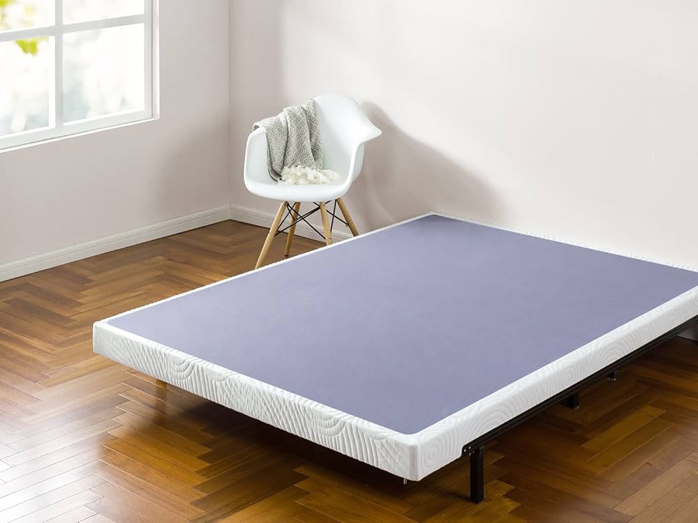 Zinus Full / Double 4-inch Box Spring - Metal with Wood Slats