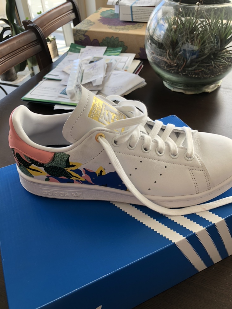 Adidas Stan Smith Floral Sneakers - photo 4