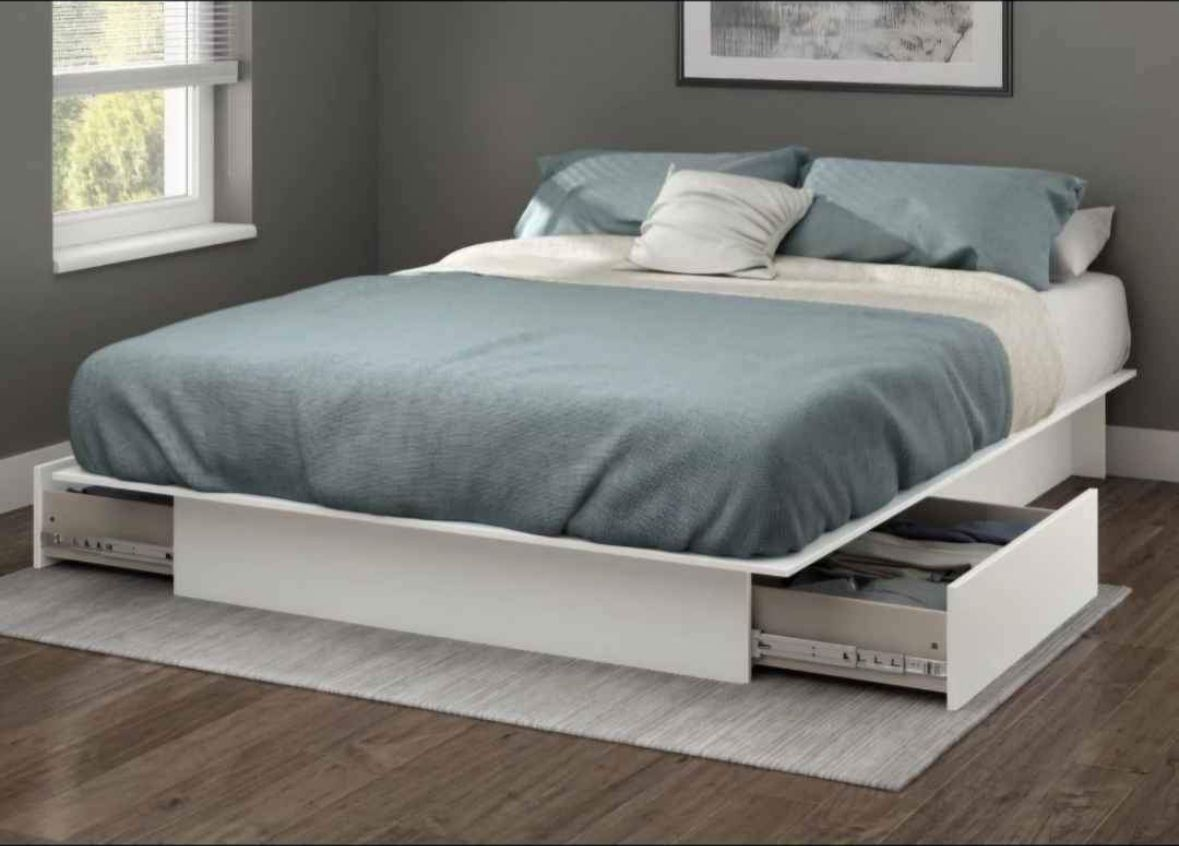 bed with drawers - photo 2