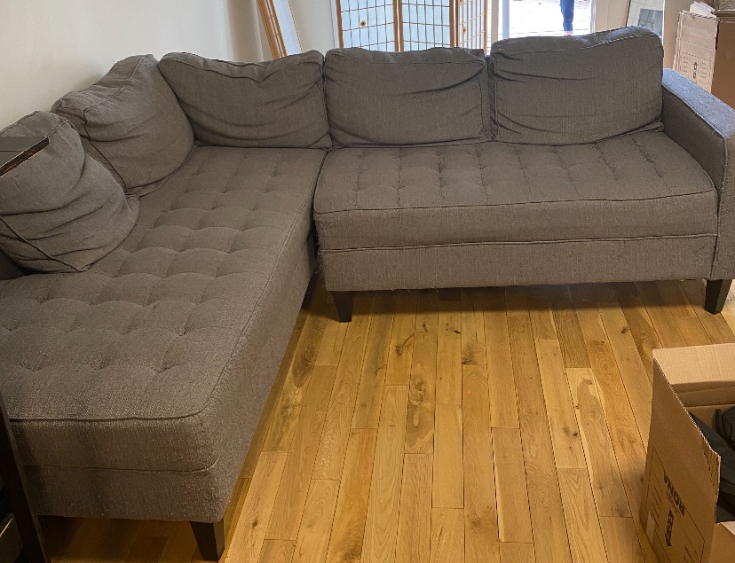 The Brick Grey Sectional Sofa