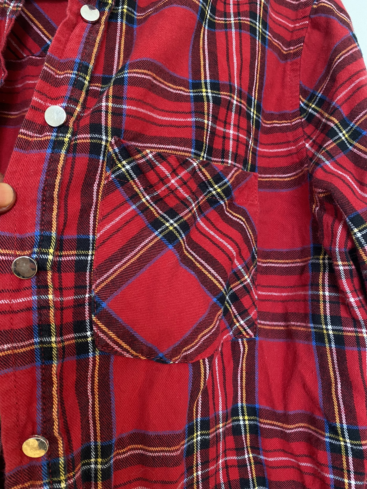 Unisex Red check Shirt 💕 image indicator(2)