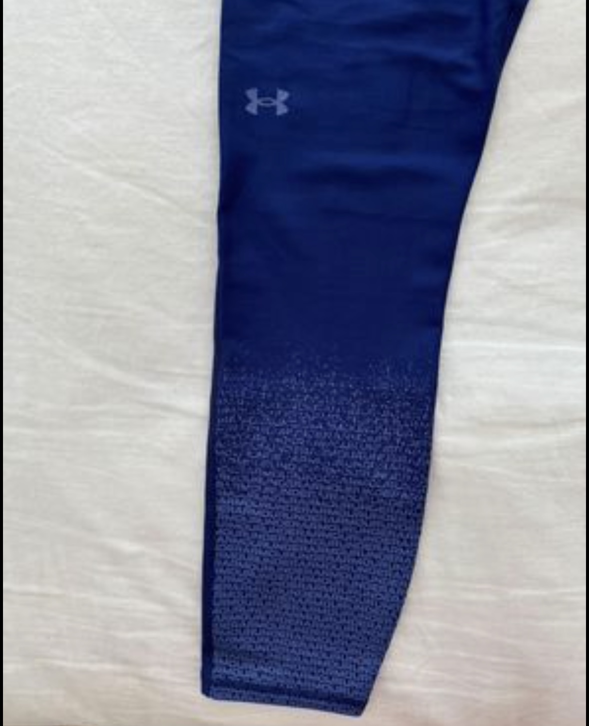 Under Armour HeatGear Ankle Leggings Navy Blue image indicator(2)