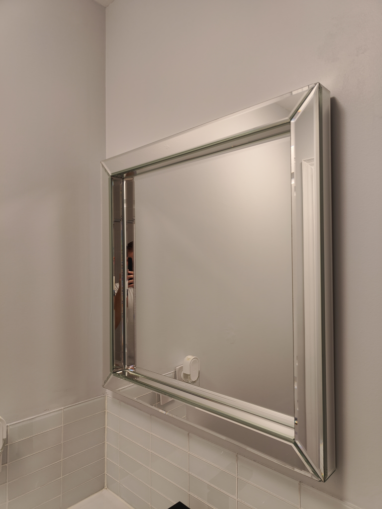 Large Beveled Bathroom Mirror image indicator(3)
