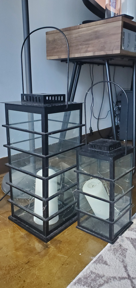 Black Metal Lanterns