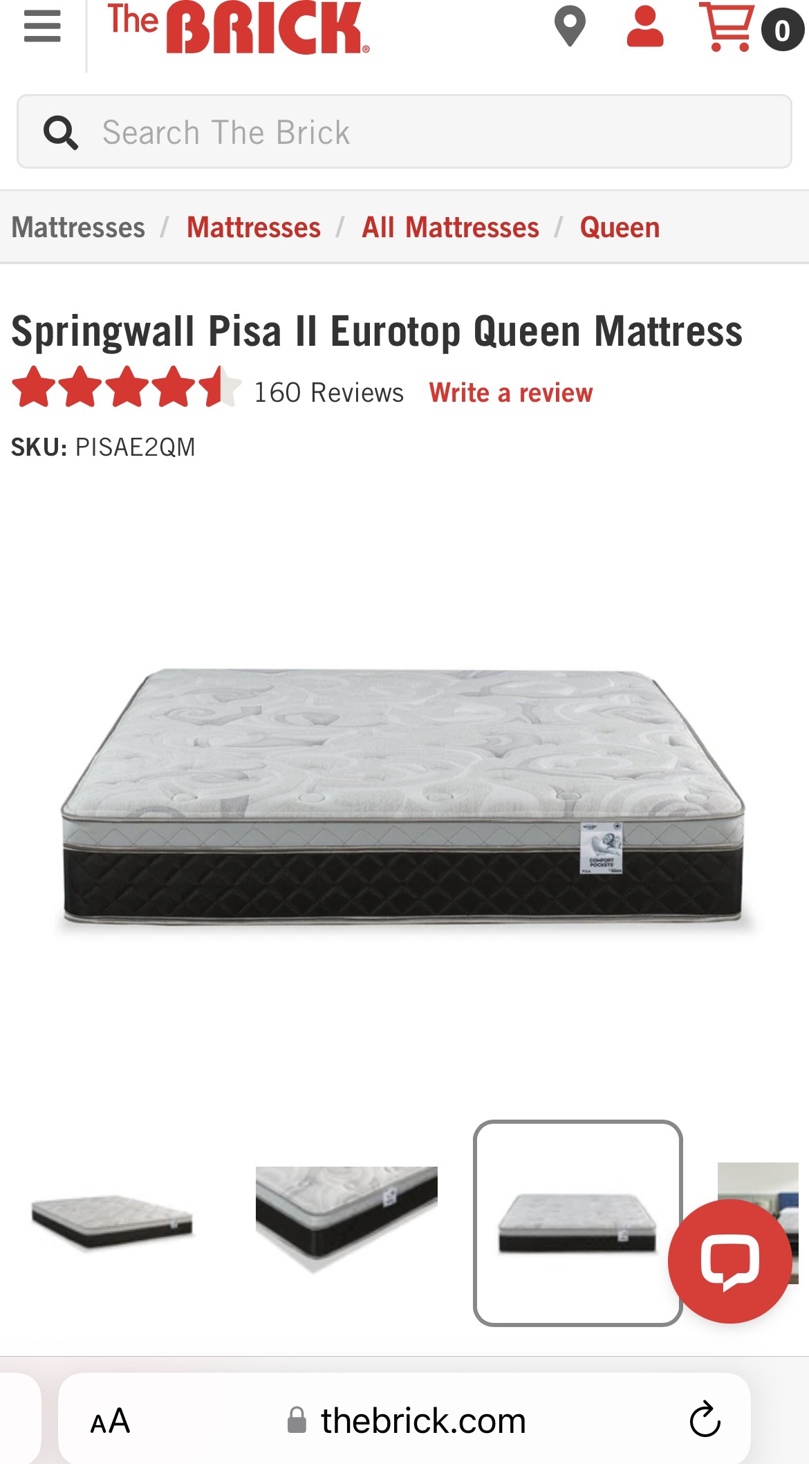 Queen mattress -The brick - photo 5