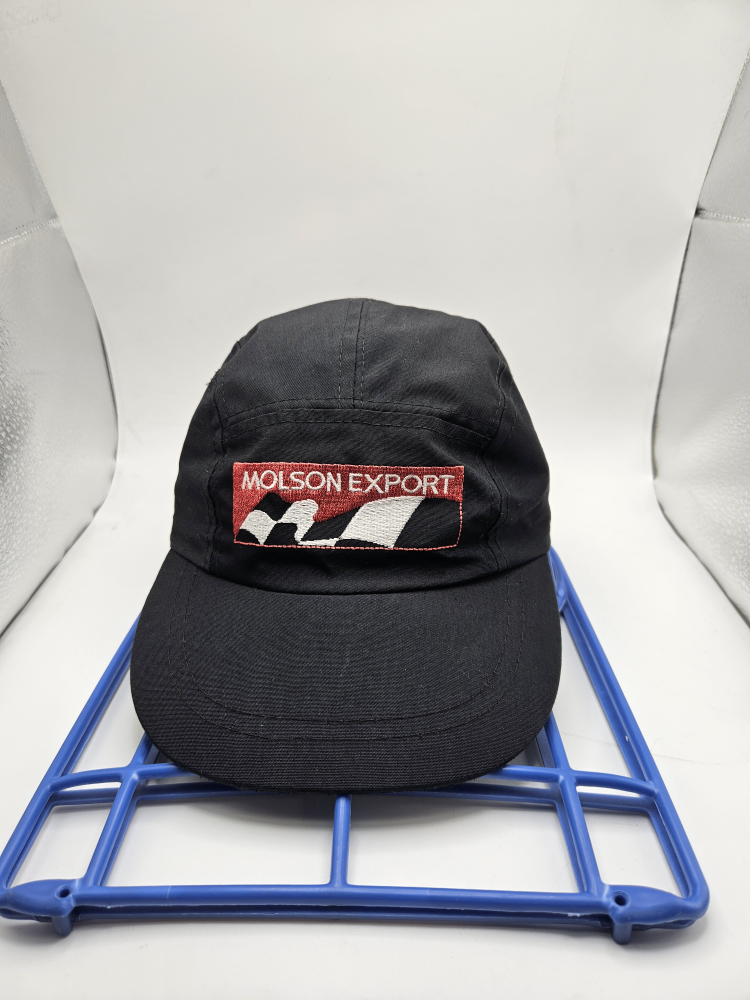 Vintage Molson Export Black 5 Panel Hat thumbnail