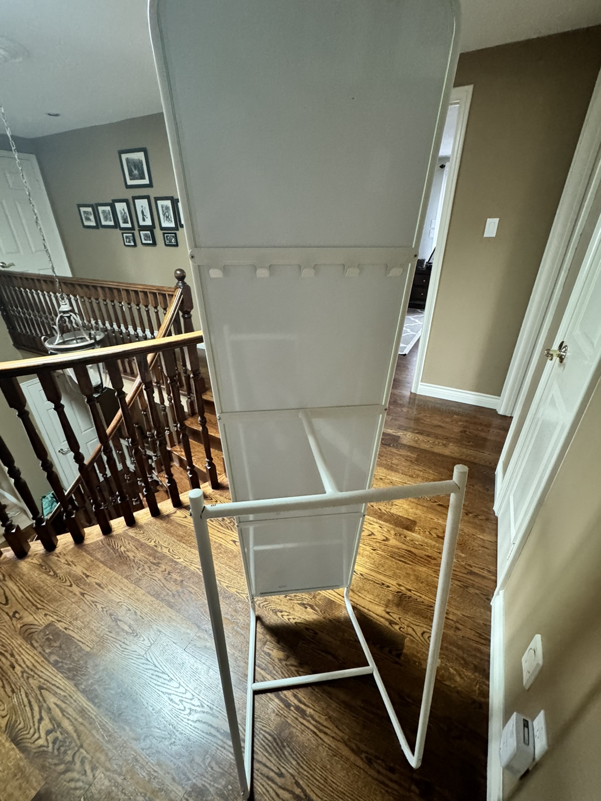White Standing Mirror - photo 3