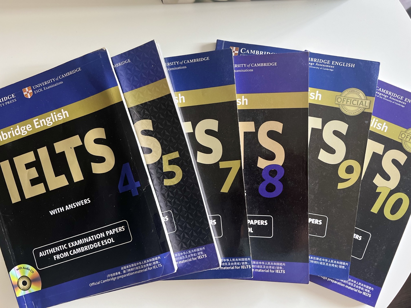 Cambridge IELTS Examination Papers 4-10