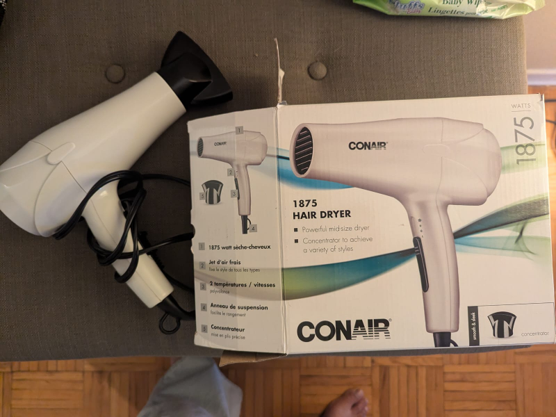 Conair 1875 Watt Hair Dryer thumbnail