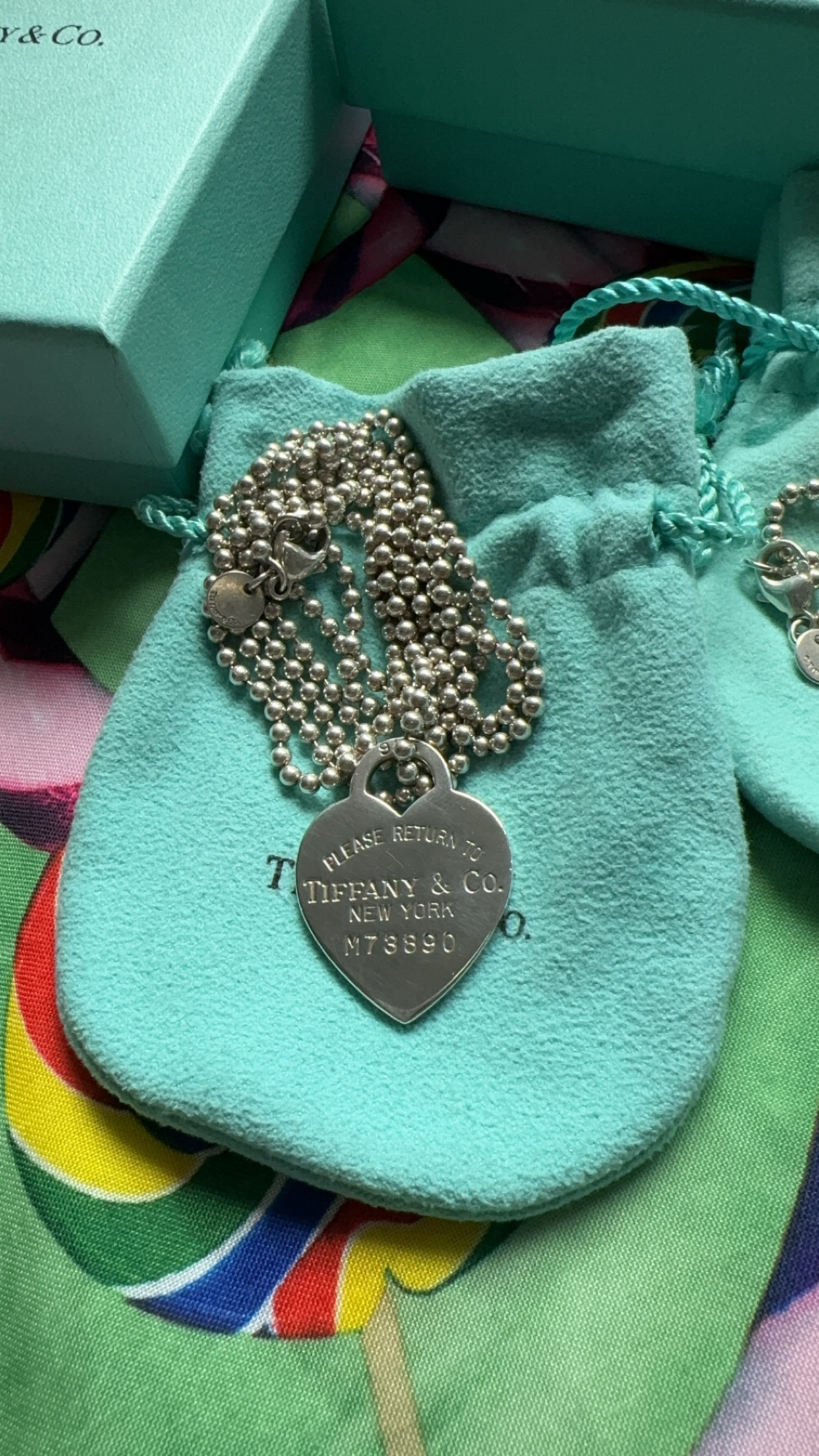Tiffany and Co Heart Tag Necklace image indicator(7)