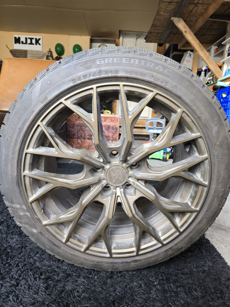 18" 5x114 bolt pattern Rims with Winter Tires