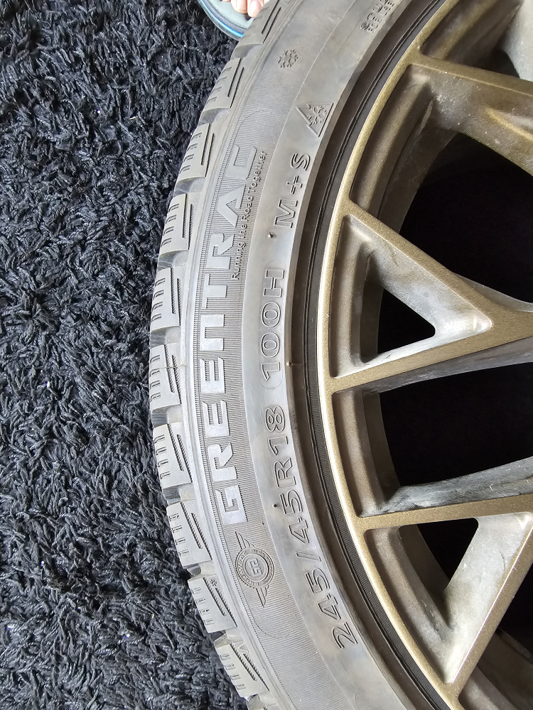 18" 5x114 bolt pattern Rims with Winter Tires - photo 2