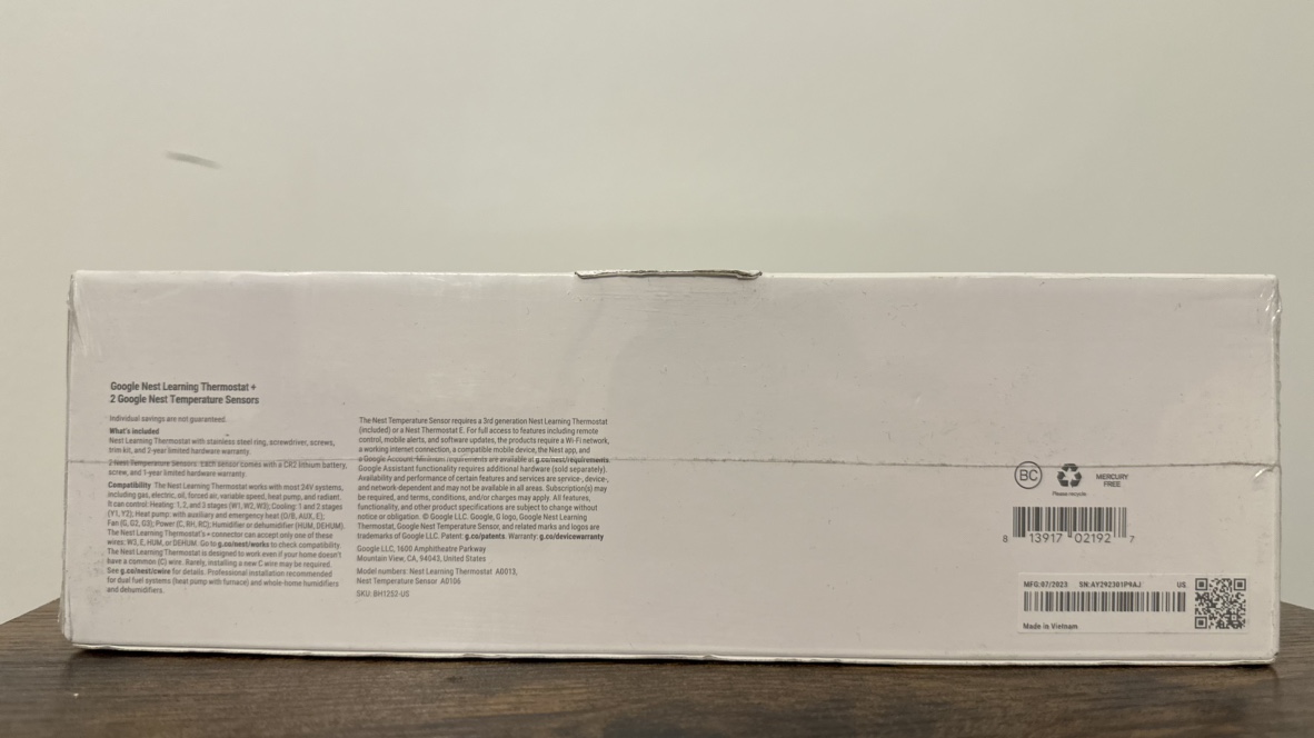 Google Nest Learning Thermostat +2 Nest Temperature - photo 3