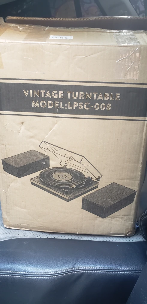 vintage turntable vynyl record player