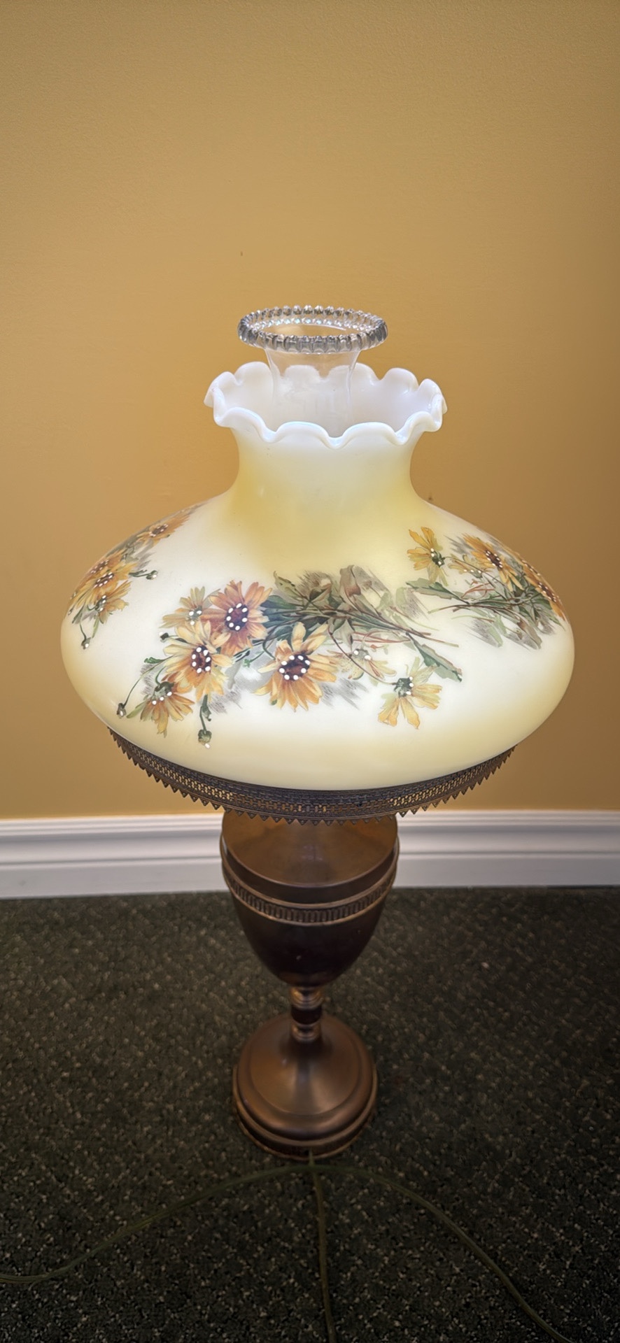 Vintage Sunflower Lamp - photo 2