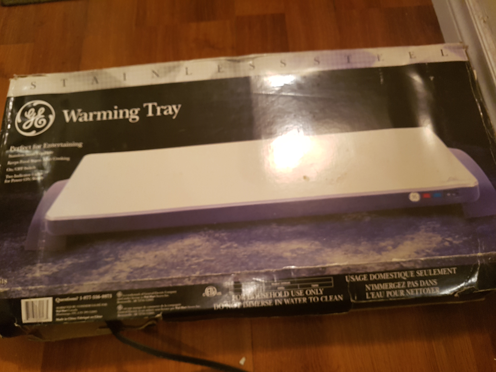 2 GE warming trays for $100 obo image indicator(6)