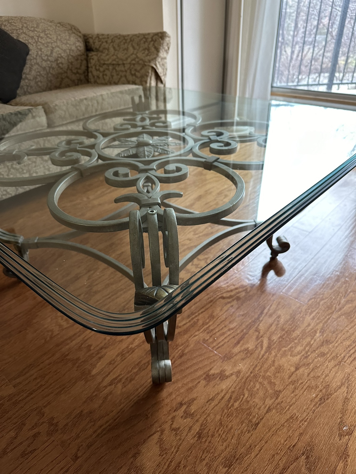 Glass Top Coffee Table - photo 3