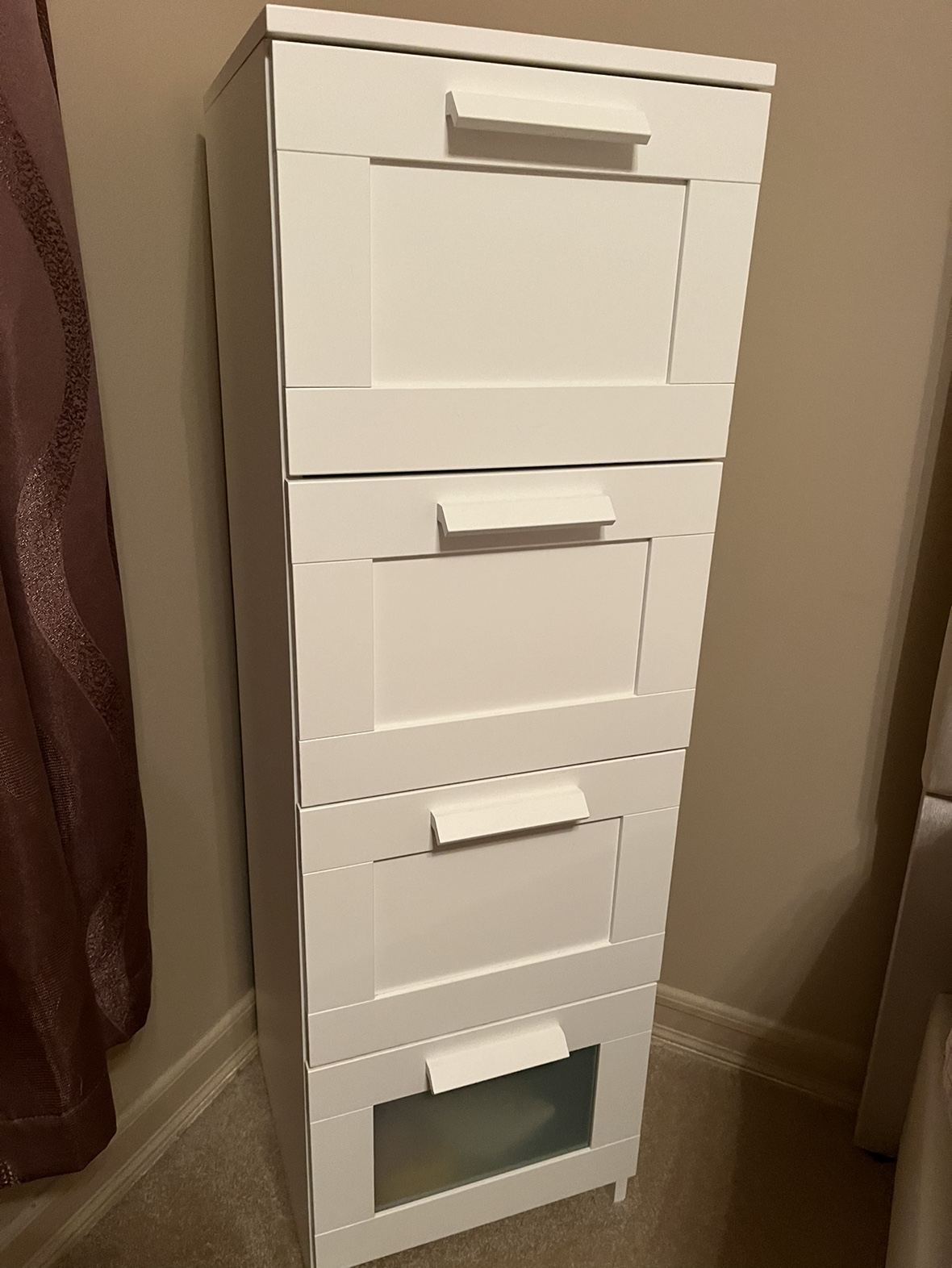 White 4 drawers chest - photo 2