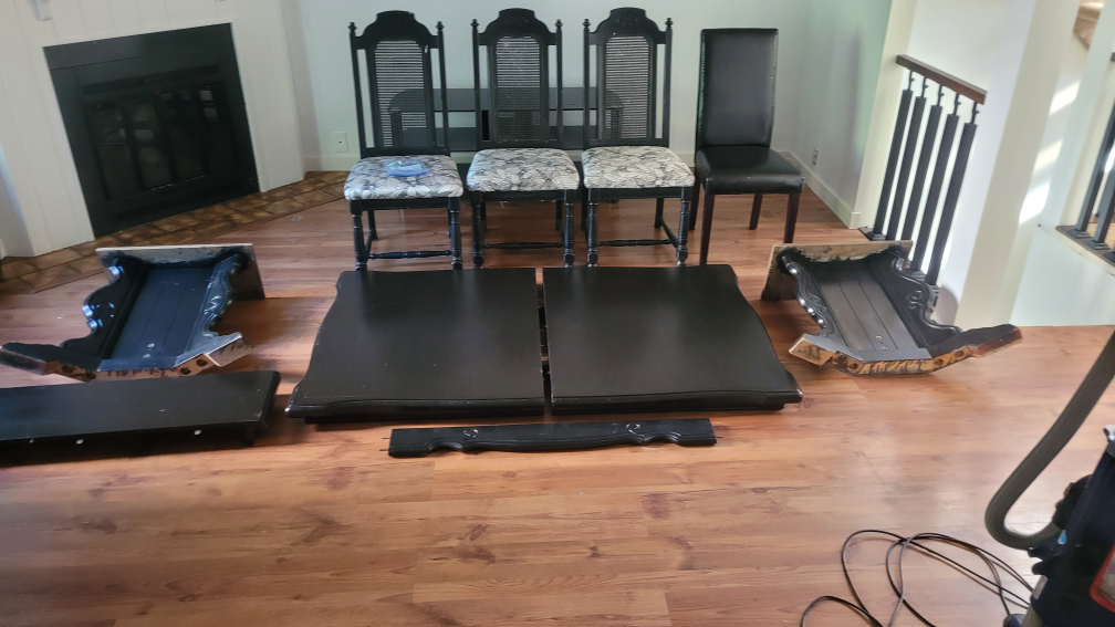 Black Dining Table and 4 Chairs
