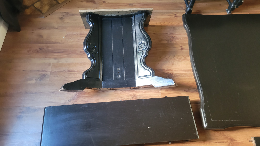 Black Dining Table and 4 Chairs - photo 3