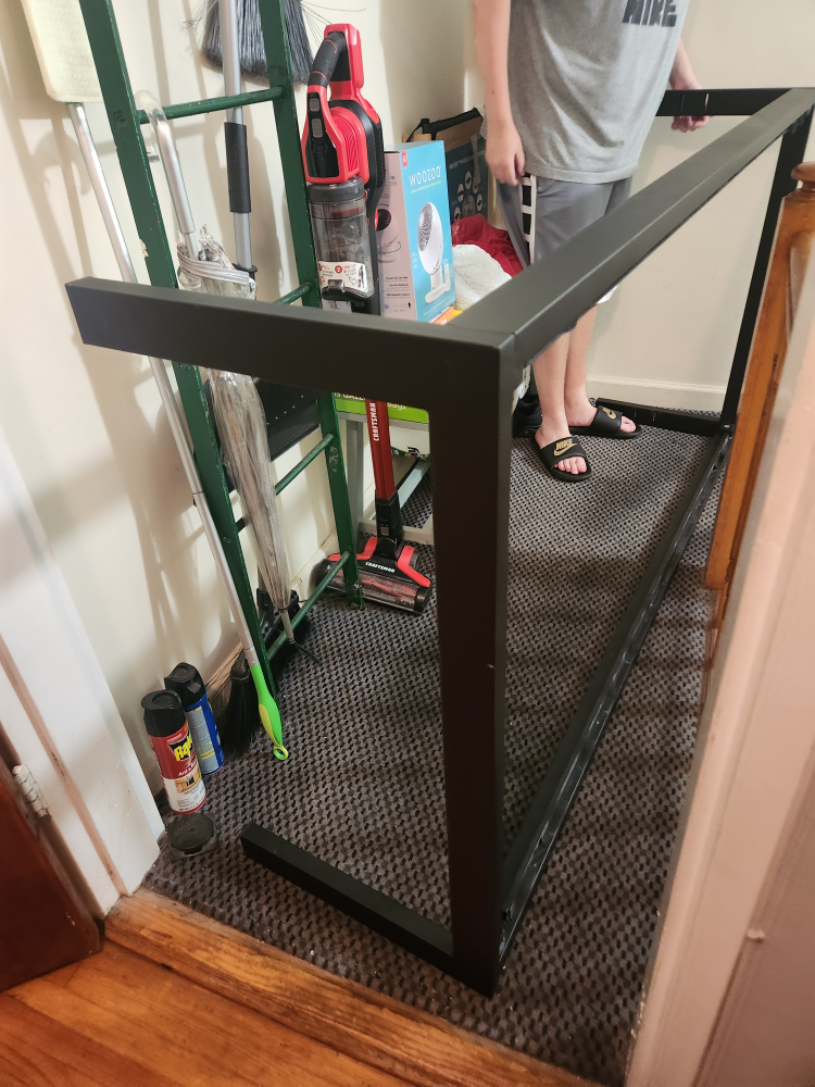 Black Metal Table Base