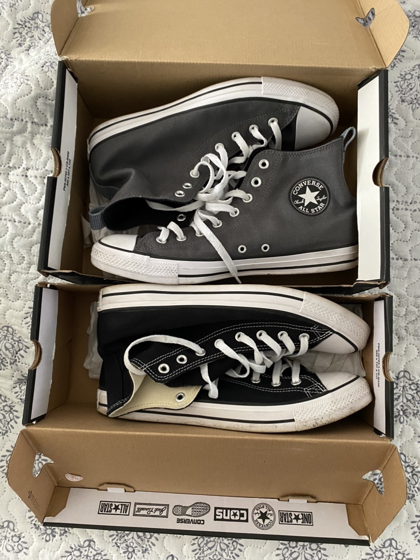 Converse High Top Shoes. 2 for 70
