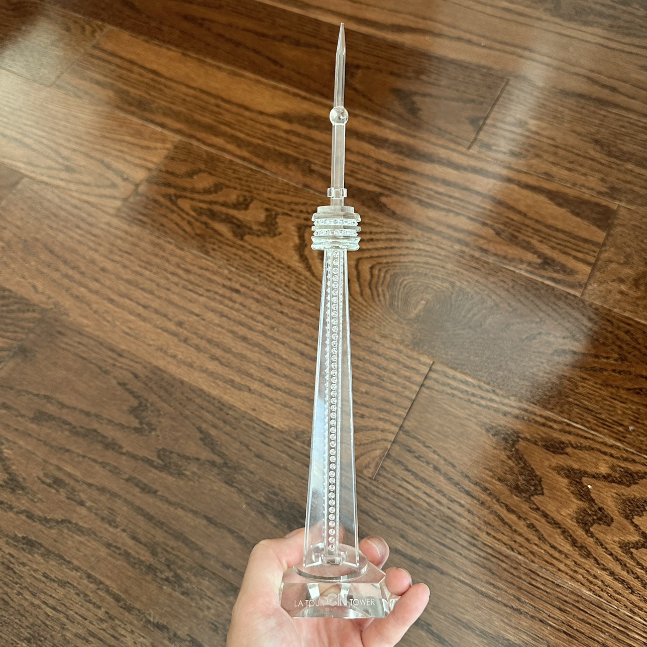 CN Tower Glass Figurine