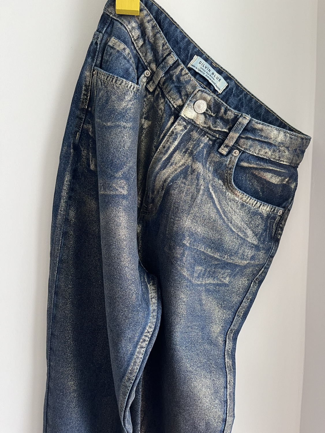 Metallic Turkish Denim Jeans thumbnail