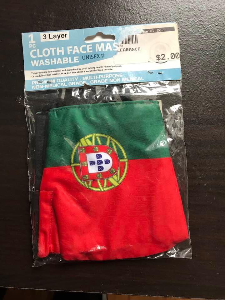 Portugal Flag Face Mask image indicator(2)