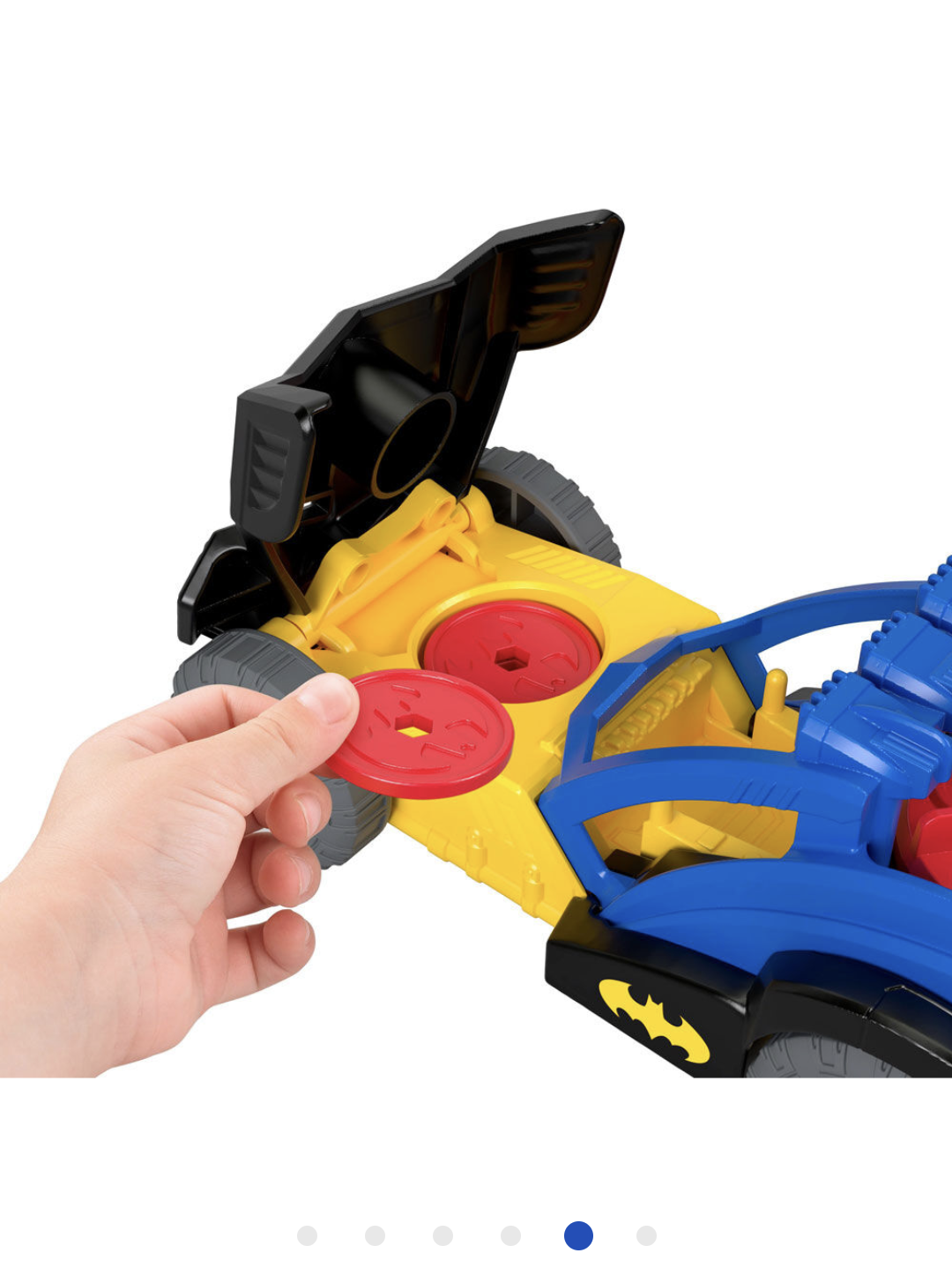 Batman Toy Rally Car with Disk Launcher and Figure image indicator(3)