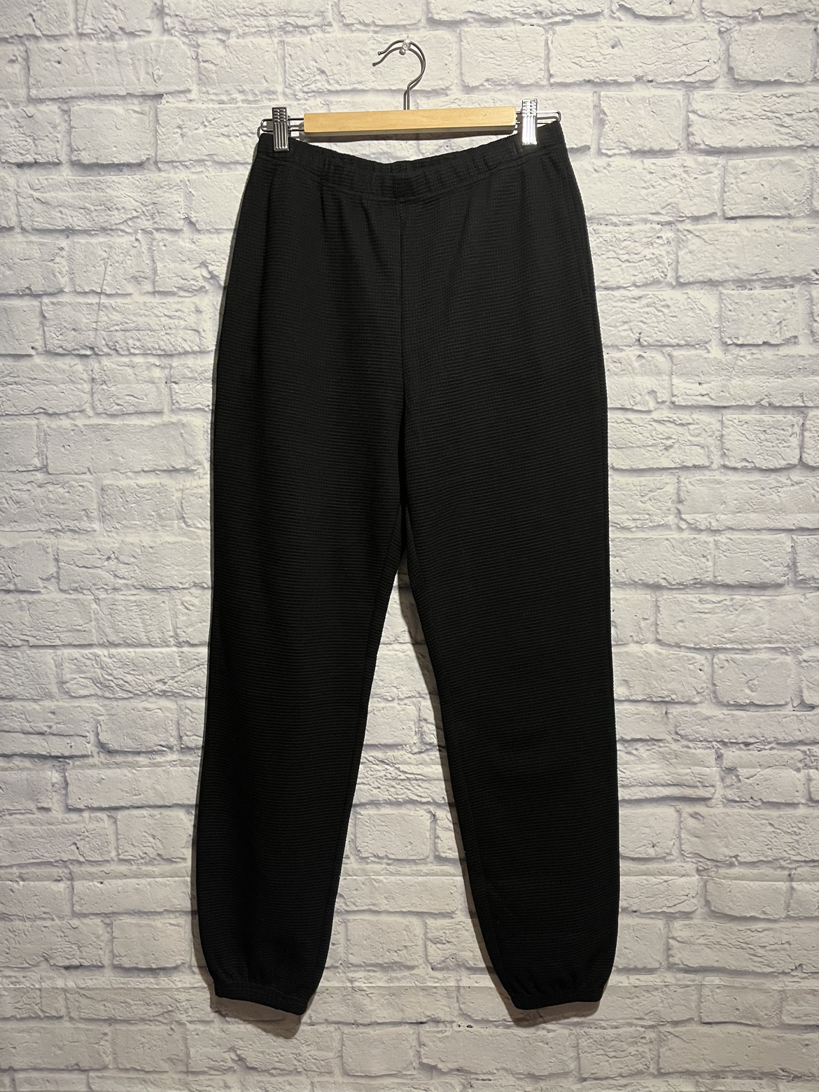 New Brunette the Label Waffle Joggers M/L thumbnail