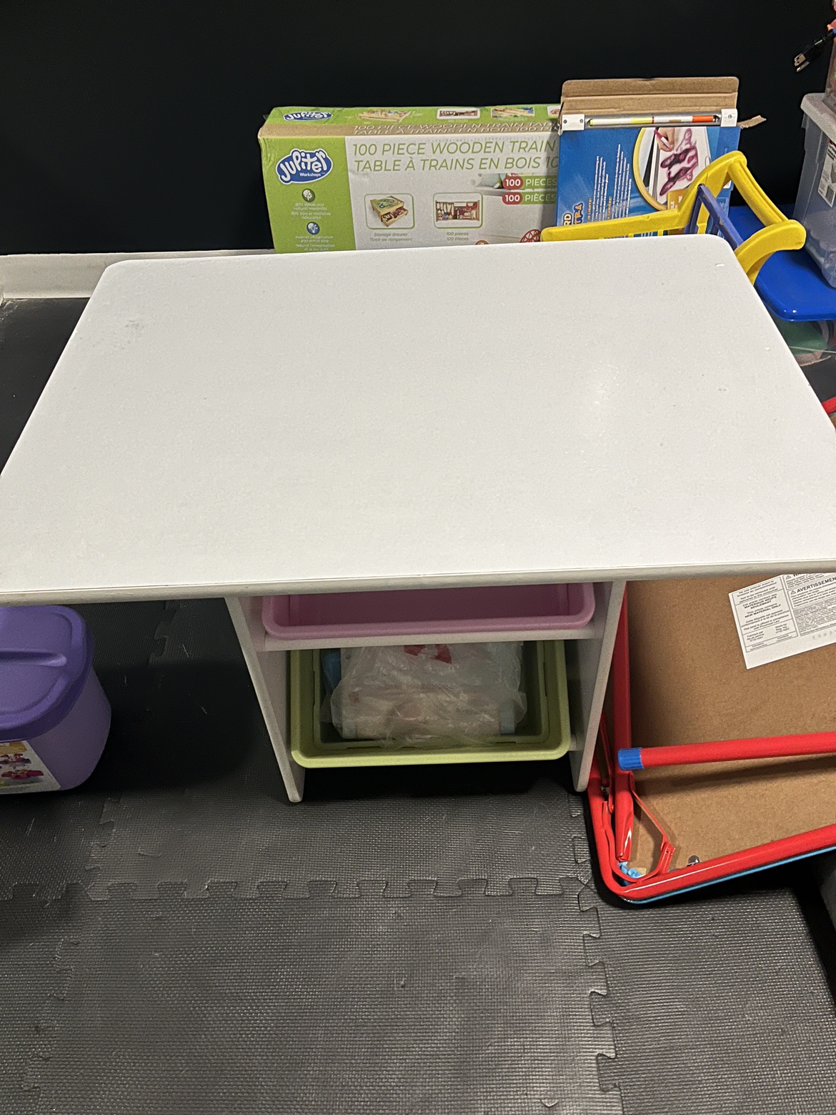 Kids Table with Storage