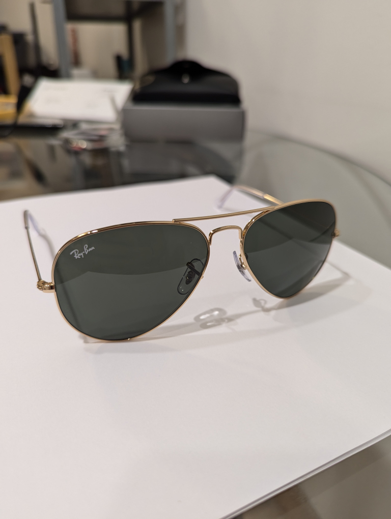 Ray-Ban RB3025 Aviator Sunglasses - Made in Italy (brand new) thumbnail