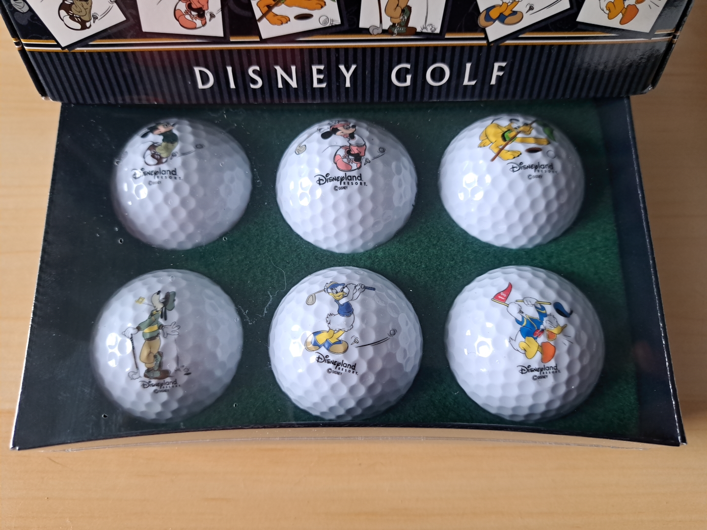 Vtg Disney Golf Ball Set of 6 Sealed - photo 3
