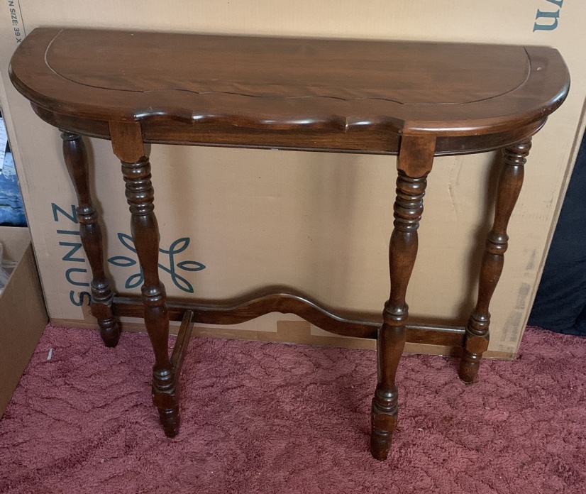 Wooden Console Table - photo 3