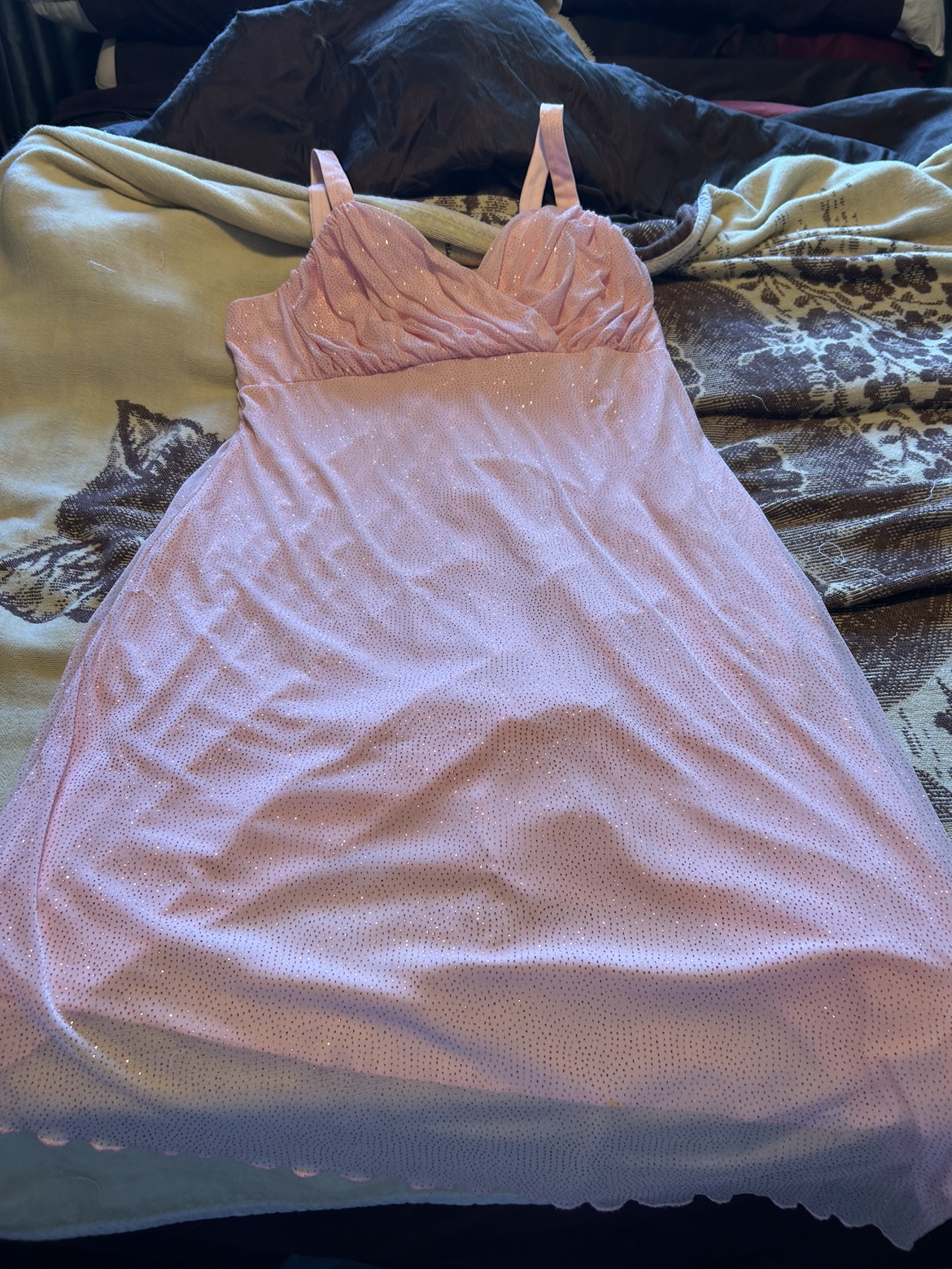 Ladies, Pink Sparkle Dress Size 22