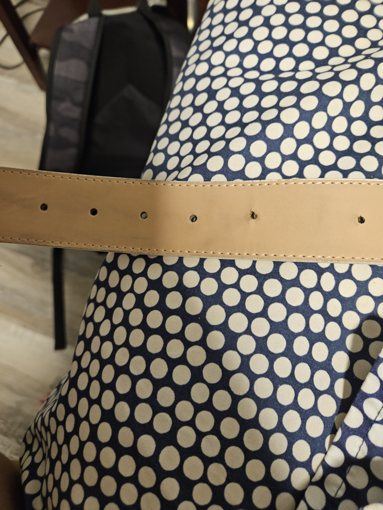 lv belt gold and white - photo 2
