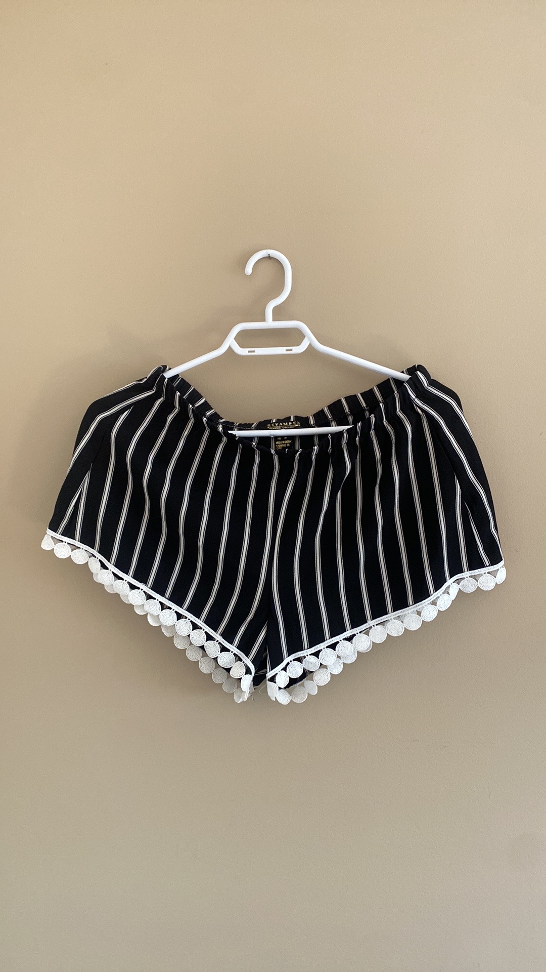 Black & White Shorts - Striped thumbnail