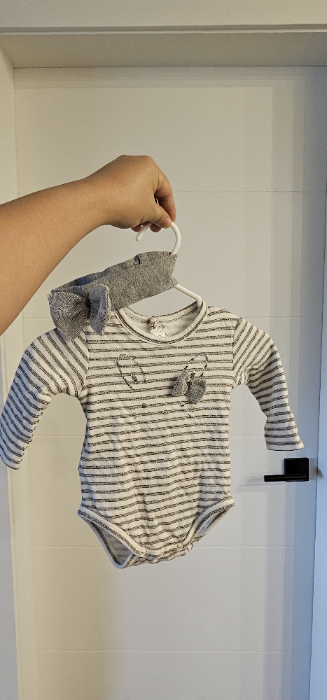 Baby Bodysuit with Headband #freecycle