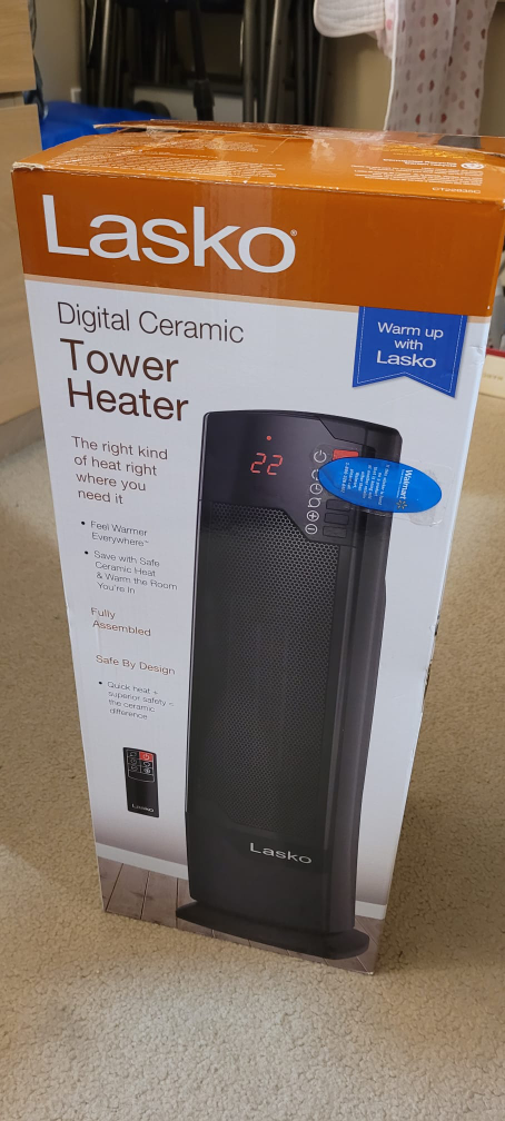 Lasko Ceramic Tower Heater thumbnail