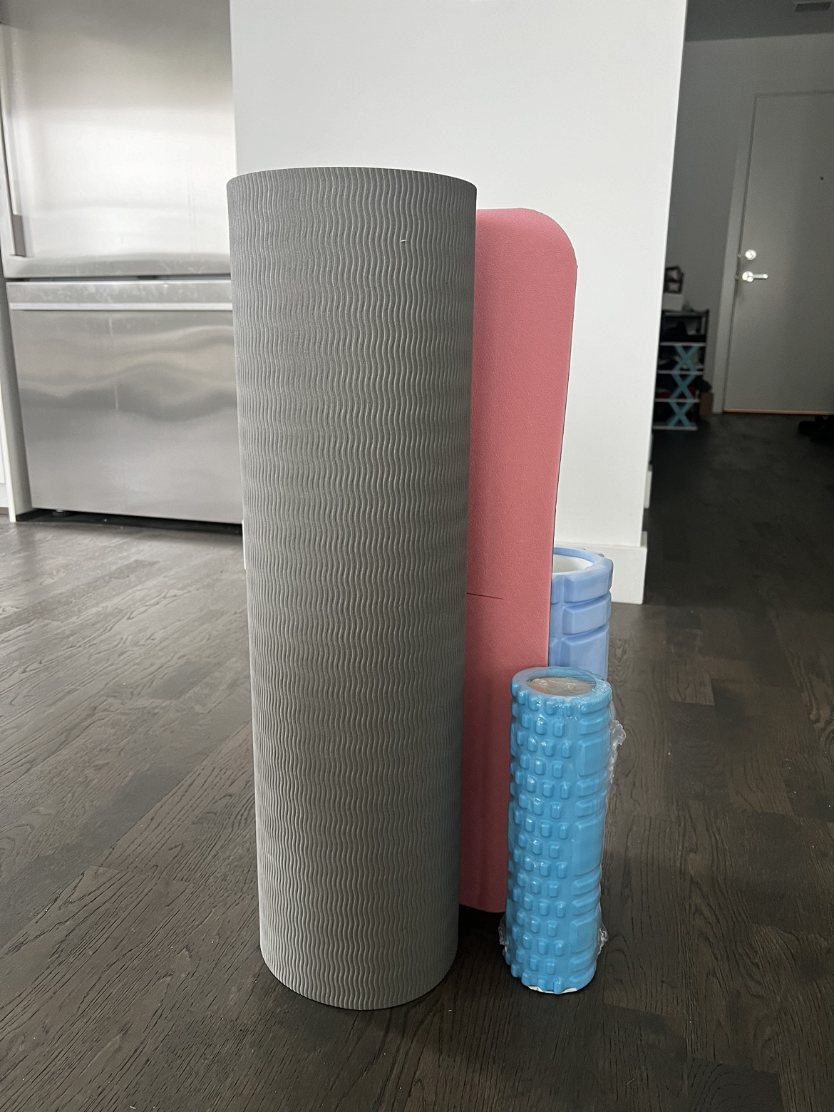 Yoga Mat and Foam Rollers